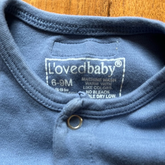 L’ovedbaby 6-9 month footed onesie - Picture 2 of 2